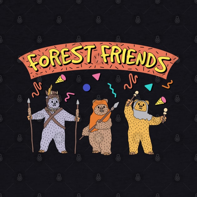 Forest Friends by Milasneeze